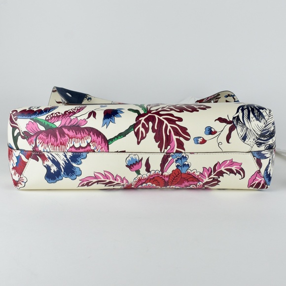 Tory Burch Rory Printed Tote In Multi Happy Times - Picture 14 of 16